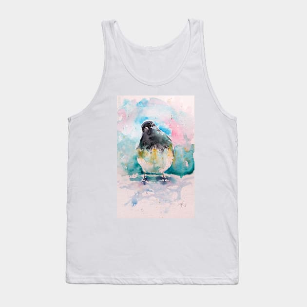 Bird in snow Tank Top by kovacsannabrigi